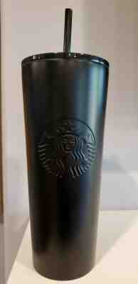 NEW STARBUCKS COLD CUP MATTE BLACK STAINLESS STEEL TUMBLER 24 fl oz - Sold on eBay Jul, 1st 2019 for $33.98