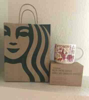 Wyoming Starbucks Been There Collection Coffee Mug Brand New 14 oz Cowboy State - Sold on eBay Jul, 1st 2019 for $40.00