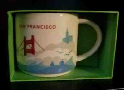 STARBUCKS You Are Here YAH SAN FRANCISCO Coffee Mug NEW & AUTHENTIC in box w/SKU - Sold on eBay Jun, 30th 2019 for $15.00
