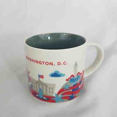 Starbucks You Are Here Washington DC Coffee Mug 2013 14oz Ceramic Cup - Sold on eBay Jun, 30th 2019 for $26.24