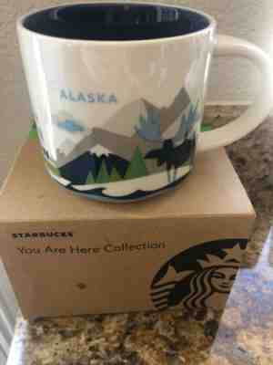 Starbucks Alaska Mug YAH You Are Here 14oz Collectors Moose Whale Ferry 2012 New - Sold on eBay Jun, 30th 2019 for $29.99