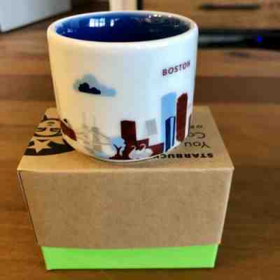 Starbucks Boston Mass MA Marathon Ornament You Are Here YAH Christmas Mug NEW - Sold on eBay Jun, 30th 2019 for $29.95
