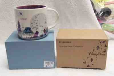 DISNEY PARKS EPCOT STARBUCKS YOU ARE HERE COFFEE MUG SILVER MONORAIL NEW IN BOX - Sold on eBay Jun, 30th 2019 for $20.50