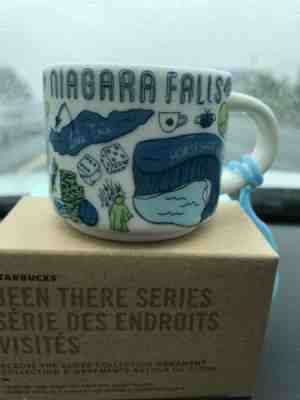 Starbucks Niagara Falls Been There Series Ceramic Ornament Mini Mug NEW - Sold on eBay Jun, 30th 2019 for $24.49