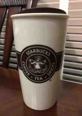 STARBUCKS "classic logo" ceramic 12fl ozs tumbler/mug $30 - Sold on eBay Jun, 30th 2019 for $30.00