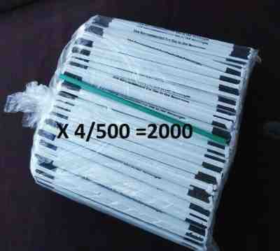 Starbucks Iced Beverage Straws 10.25" GIANT Green Straw  ~ 2000 / Carton  - Sold on eBay Jun, 30th 2019 for $22.05