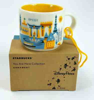 Starbucks Disney Parks You Are Here Collection Epcot Ornament Mug 2 oz - Sold on eBay Jun, 30th 2019 for $16.14