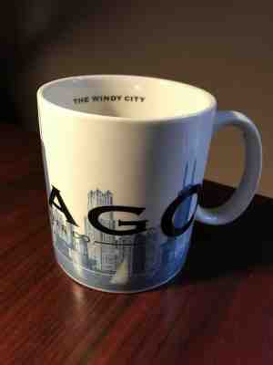 STARBUCKS CHICAGO MUG SKYLINE SERIES ONE BARISTA LARGE 18 OZ MUG - Sold on eBay Jun, 30th 2019 for $15.00