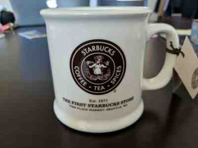 First Starbucks Coffee Mug Pike Place Market 12 Oz Coffee Tea Cup Est 1971 - Sold on eBay Jun, 30th 2019 for $36.00