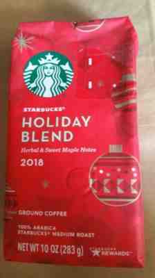 Starbucks Holiday Blend 2018 Ground Coffee - 10oz Bag Medium Roast - Sold on eBay Jun, 30th 2019 for $17.00