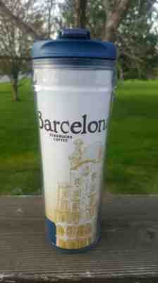 Starbucks Barcelona Tumbler To Go Cup Mug City Collector Series 12 oz  - Sold on eBay Jun, 30th 2019 for $26.99