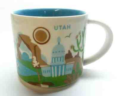 Rare! 2013 STARBUCKS "Utah - You Are Here Collection" 14oz Coffee Mug! FREE S/H! - Sold on eBay Jun, 30th 2019 for $24.99
