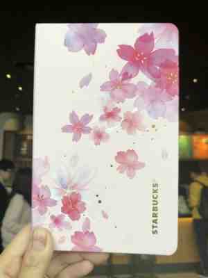 Starbucks 2019 China Pink Sakura Notebook Limited Edition Hardcover - Sold on eBay Jun, 30th 2019 for $22.99