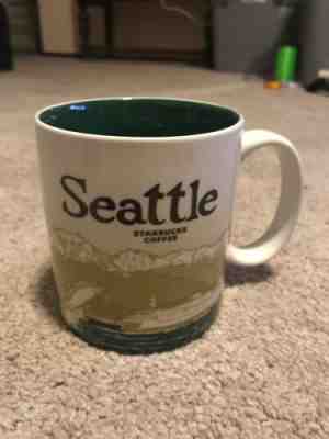 Starbucks 2011 Seattle 16 oz Collector Series Global Icon Mug - Sold on eBay Jun, 30th 2019 for $15.20