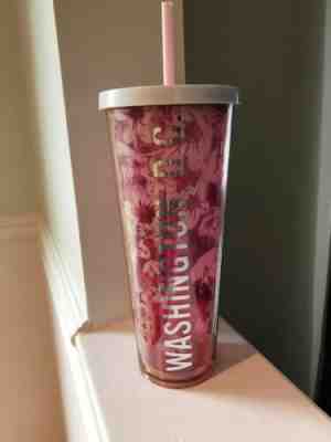 NEW 2019 STARBUCKS COLD CUP WASHINGTON DC CHERRY BLOSSOM TUMBLER LIMITED EDITON - Sold on eBay Jun, 30th 2019 for $35.00
