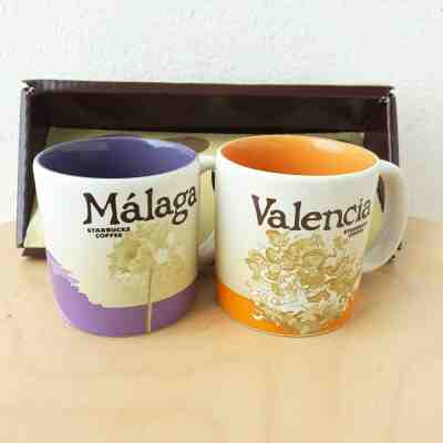 2 Demitasse Starbucks City Mugs 3 oz MALAGA & VALENCIA With Original Package - Sold on eBay Jun, 29th 2019 for $48.00