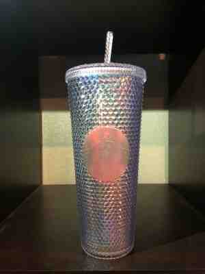 Starbucks Iridescent Tumbler Rainbow Unicorn Holographic Cold Cup Holiday 2018 - Sold on eBay Jun, 29th 2019 for $100.00