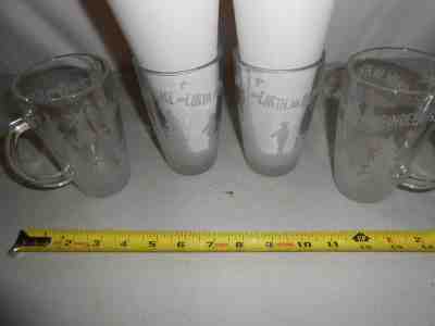 SET OF 4 STARBUCKS WISH FOR SNOW / PEACE 2009 FROSTED ETCHED CHRISTMAS GLASSES - Sold on eBay Jun, 29th 2019 for $49.99
