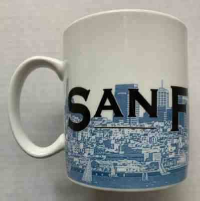 2002 STARBUCKS COFFEE MUG, SAN FRANCISCO, CA SKYLINE SERIES ONE, CALIFORNIA, NEW - Sold on eBay Jun, 29th 2019 for $27.99
