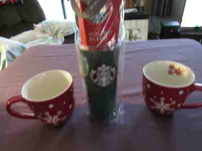 Starbucks Christmas Holiday Coffee Tumbler Mug 2017 & 2) 2007 Holiday Collection - Sold on eBay Jun, 29th 2019 for $39.99
