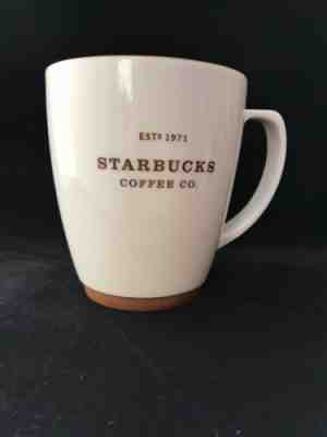 Starbucks Coffee Co 2006 Est 1971 Abbey Logo Ivory w/Brown Accents Mug Cup 18 oz - Sold on eBay Jun, 29th 2019 for $17.00