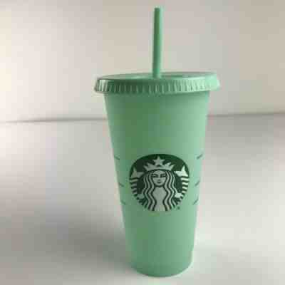 Starbucks Color Changing 1 Single Cold Cup 24oz Venti Arctic Teal Tumbler HTF - Sold on eBay Jun, 29th 2019 for $25.99