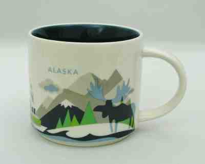 STARBUCKS - ALASKA - YOU ARE HERE MUG - 2015 - 14 OZ. - EXCELLENT MINT CONDITION - Sold on eBay Jun, 29th 2019 for $19.99