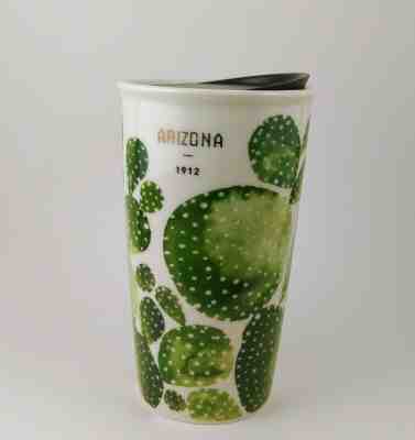 Starbucks Arizona Cactus 12 fl oz Travel Tumbler Mug 2017 - with Lid - Sold on eBay Jun, 29th 2019 for $15.99