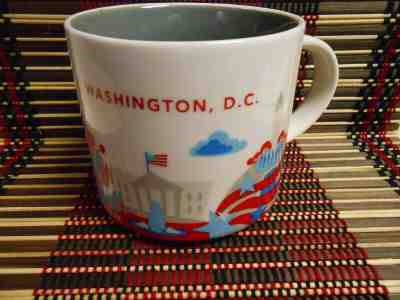 STARBUCKS WASHINGTON DC YOU ARE HERE COFFEE MUG CUP 14 OZ. COLLECTION  - Sold on eBay Jun, 29th 2019 for $19.95