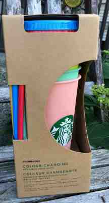 New Starbucks Reusable Cold Color Changing Cups - 5 Pack - Sold on eBay Jun, 29th 2019 for $80.00