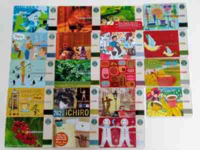 Lot of 19 RARE Starbucks Cards 2002-2005 Ichiro Shareholder Editions Greece - Sold on eBay Jun, 29th 2019 for $91.00