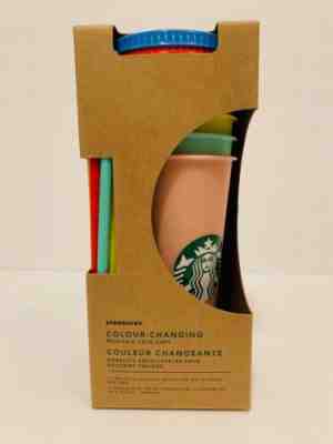 Starbucks Color Changing Reusable Cold Cup Collection Pack of 5, 24oz NEW - Sold on eBay Jun, 29th 2019 for $99.99