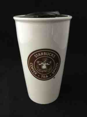 Starbucks 2012 Brown Starbucks Emblem 12 Oz Travel Coffee Tea Spices Travel Mug - Sold on eBay Jun, 29th 2019 for $22.99