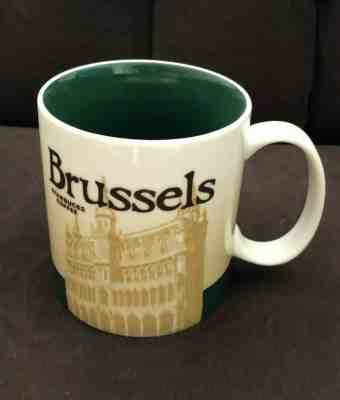 Starbucks Brussels Belgium Coffee Mug Global City Icon Series 16 oz 2011 - Sold on eBay Jun, 29th 2019 for $19.99