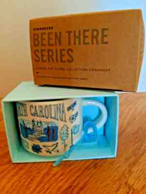 New Starbucks "Been There" North Carolina Mug Ornament Demi 2oz cup - Sold on eBay Jun, 29th 2019 for $22.99