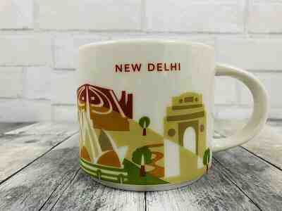 NEW Starbucks MUG India New Delhi You Are Here Collection 14 Oz Cup 