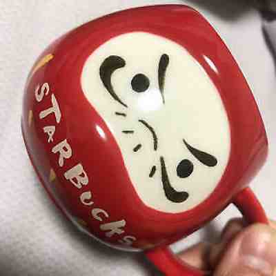 Starbucks Japan NEW YEAR 2019 Daruma Doll Mug Cup 237ml Dalma Dharma Sakura - Sold on eBay Jun, 29th 2019 for $83.99
