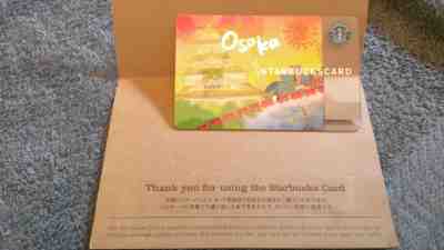 STARBUCKS Japan Regional OSAKA Gift Card 1st Edition 2010 - Rarest ONE US Seller - Sold on eBay Jun, 29th 2019 for $18.88