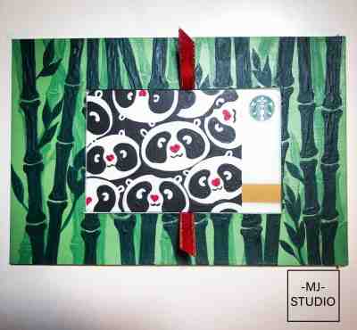 Starbucks China create your own DIY gift card Season 1 PANDA - Sold on eBay Jun, 29th 2019 for $100.00