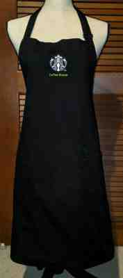 Starbucks Coffee Co. Coffee Master 2 Pocket Barista Apron, Black  - Sold on eBay Jun, 28th 2019 for $18.50
