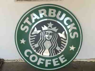 Starbucks Store Sign 36x36 - Sold on eBay Jun, 28th 2019 for $135.00