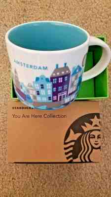 STARBUCKS ~ Amsterdam ~ "You Are Here" Icon Mug (NEW) ~14 Oz Netherlands NWT - Sold on eBay Jun, 28th 2019 for $33.99
