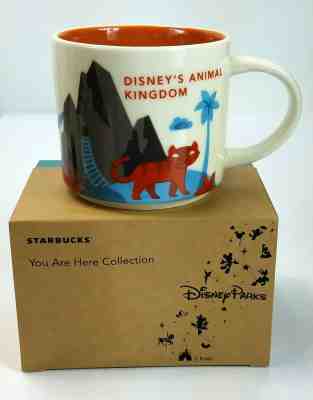 Starbucks You Are Here Collection Disney Animal Kingdom Ceramic Porcelain Mug - Sold on eBay Jun, 28th 2019 for $21.24
