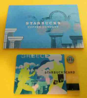 RARE STARBUCKS VHTF Orig 2004 GREECE OLYMPIC GAMES Card w/ Orig Matching SLEEVE - Sold on eBay Jun, 28th 2019 for $17.95