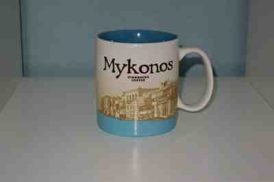 BRAND NEW Starbucks Mug Mykonos Greece Global Icon Series 16 oz - Sold on eBay Jun, 28th 2019 for $34.99