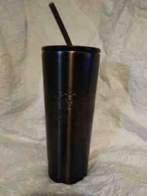 Starbucks Christmas Stainless Steel Matte Black VENTI Cold Cup Tumbler 24oz New - Sold on eBay Jun, 28th 2019 for $18.50