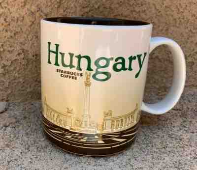 Starbucks 2010 Hungary Collector Series 16 oz Coffee Cup Mug - Sold on eBay Jul, 5th 2019 for $29.88