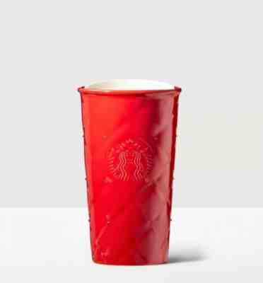 NEW Starbucks Double Wall Traveler Tumbler Mug Red w/ Swarovski Crystals - Sold on eBay Jul, 5th 2019 for $49.99