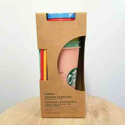 Starbucks Siren Reusable Rainbow Color Changing Cold Cup 24 oz, Set of 5 - Sold on eBay Jul, 5th 2019 for $88.09