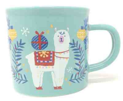 Starbucks 2018 Alpaca Mug Taiwan Exclusive Holiday Christmas Llama Teal - Sold on eBay Jul, 4th 2019 for $29.99